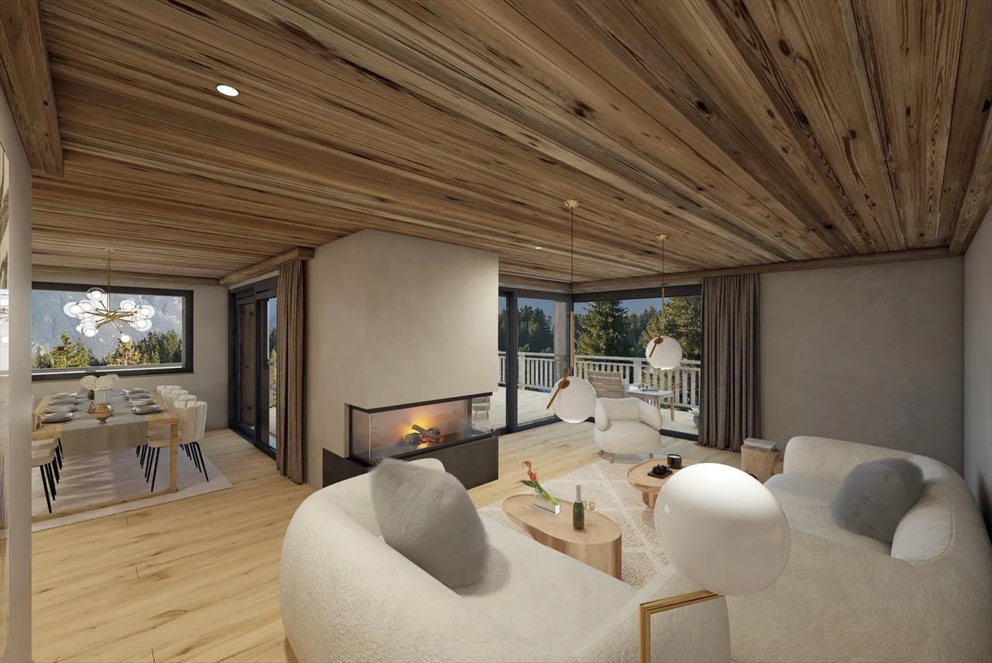 Magnifico appartamento 3,5 con vista nel cuore di Crans-Montana - Foto 4 di 13