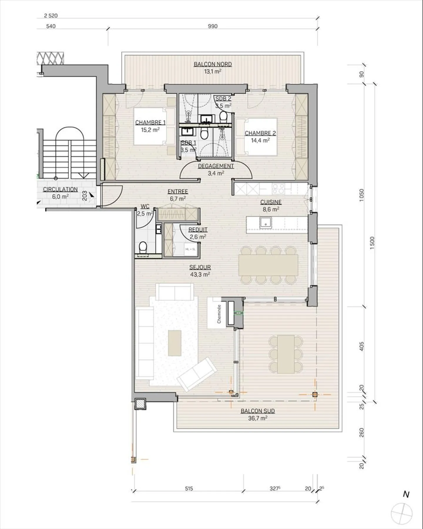 Magnifico appartamento 3,5 con vista nel cuore di Crans-Montana - Foto 11 di 13