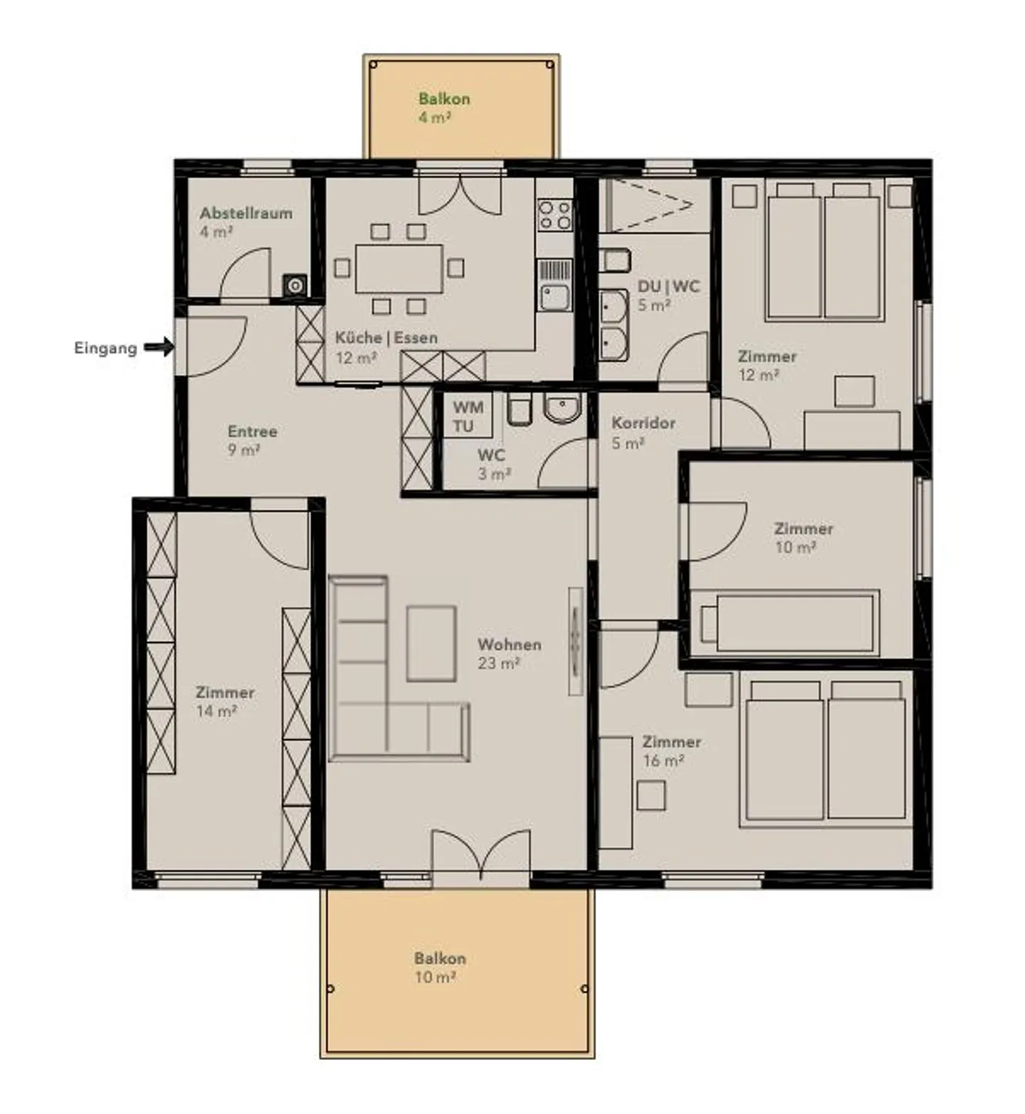 Bel appartement de 5.5 pièces avec un standard de finition élevé à Brunnen - Photo 10 sur 10