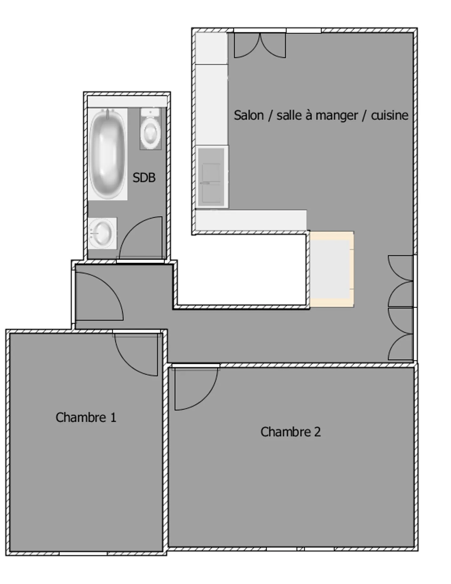 3-room apartment - Photo 13 of 14