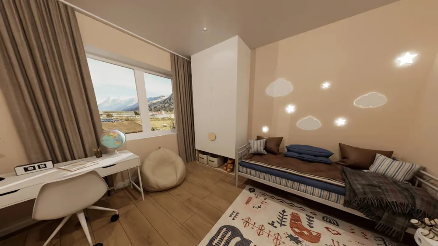 Spacious 4.5-room new apartment with southeast balcony - Photo 7 of 13