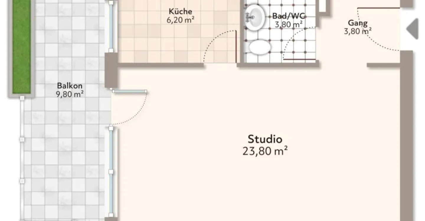 Single apartment directly on Lake Zurich! - Photo 4 of 4
