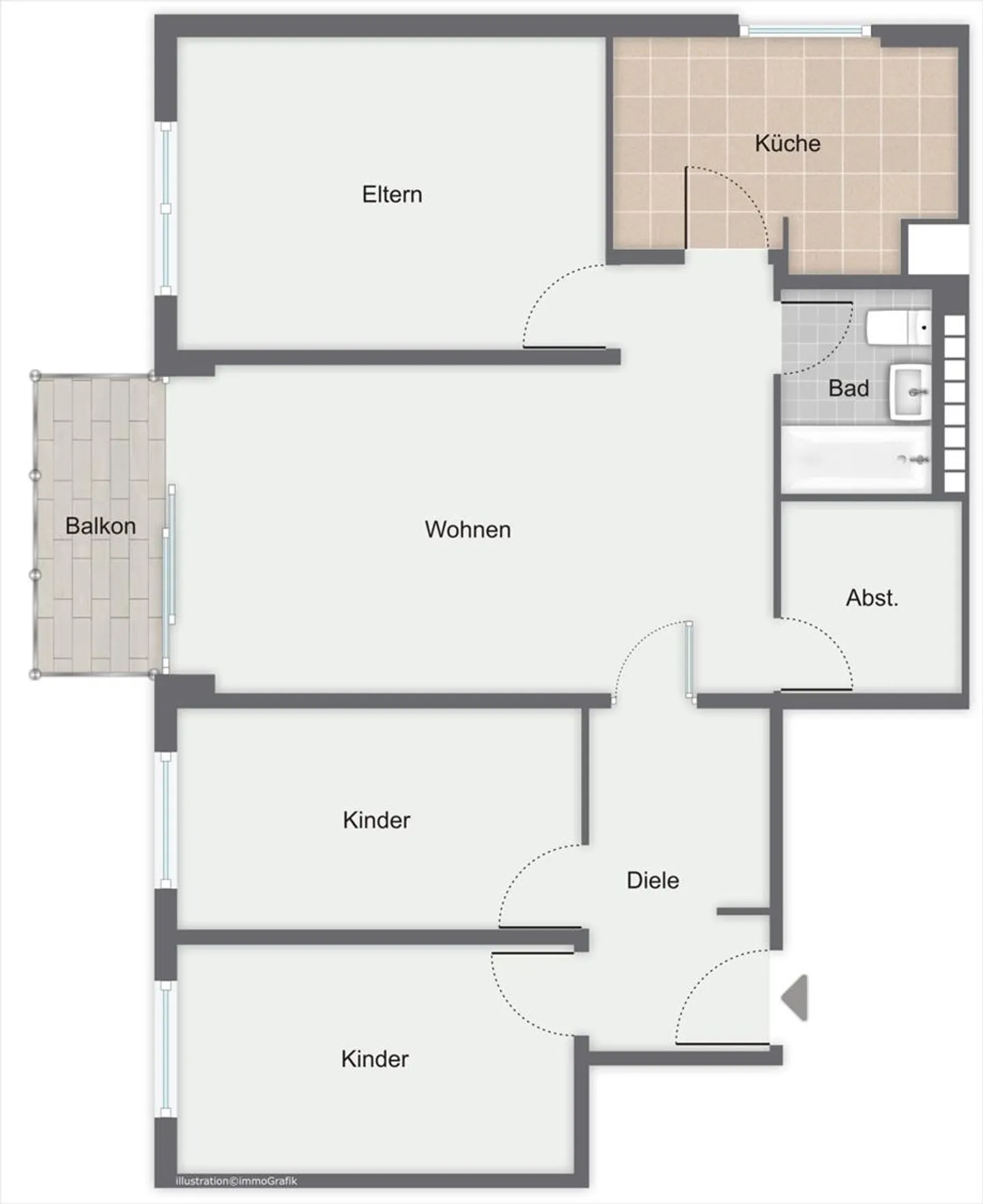 Wohnung mieten - Foto 7 von 7