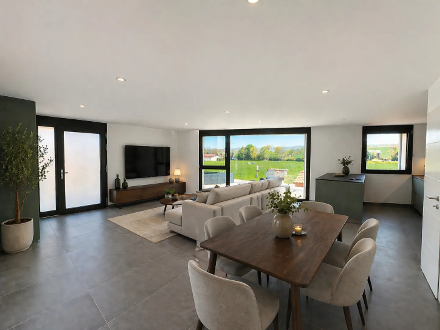 Villa contemporaine à Orny - Photo 2 sur 10