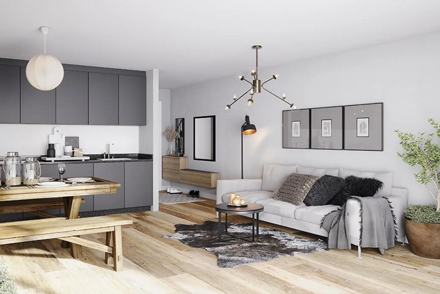 3,5-Zimmer-Wohnung - Foto 4 von 6