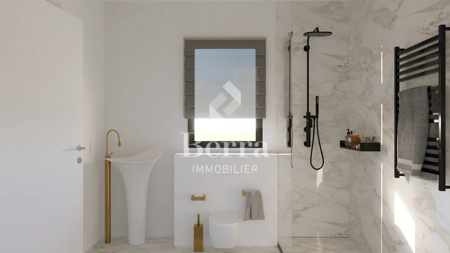 2 Ville gemelle di 4,5 stanze con spazio ufficio - Orientamento SUD - Foto 12 di 16