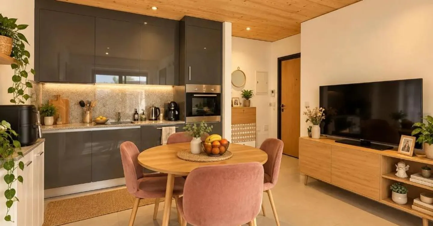 Superb 1.5 room furnished apartment 48m2 - Bramois - Photo 2 of 7