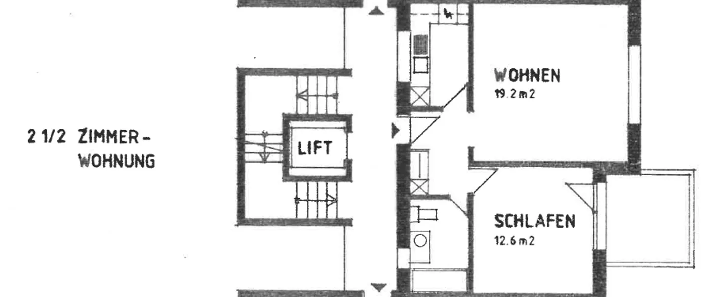 Zentrale 2.5-Zimmer Wohnung - Foto 7 von 7
