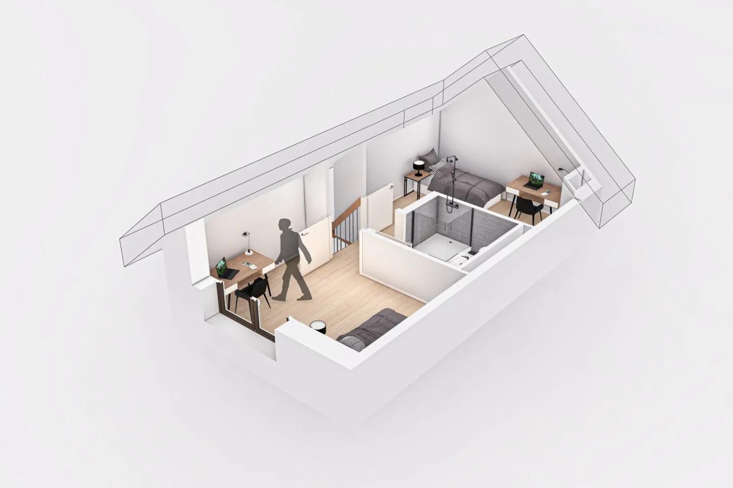Duplex 4.5 stanze - Foto 5 di 9