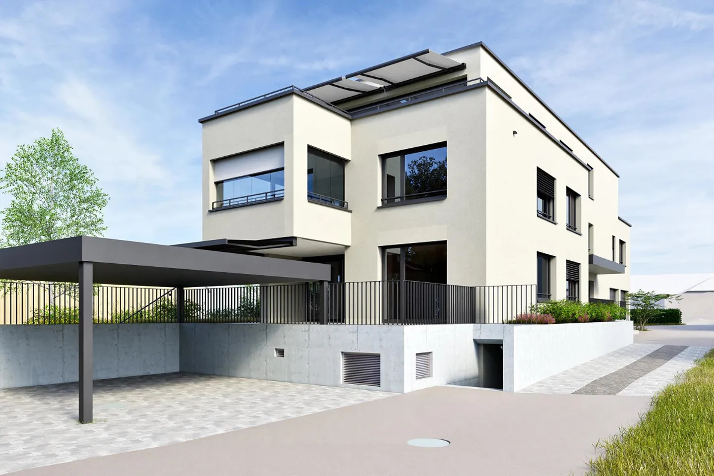 First rental 3.5-room penthouse apartment in a dream location in Zug - Photo 1 of 2