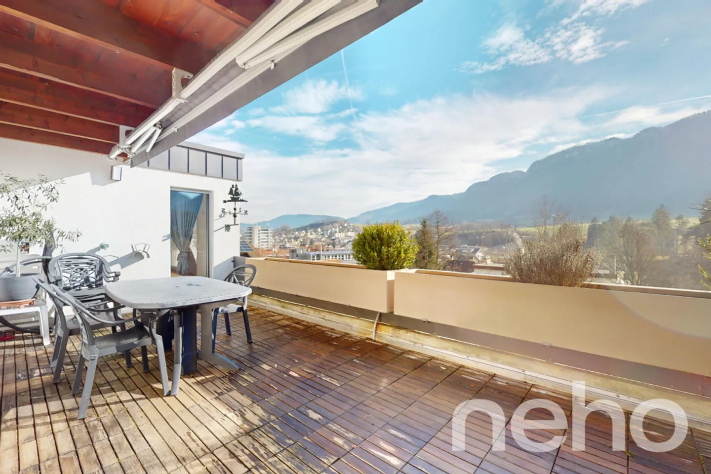Penthouse-Wohnung 5.5 Zimmer ? 32m² Terrasse und Panoramablick - Foto 1 von 13