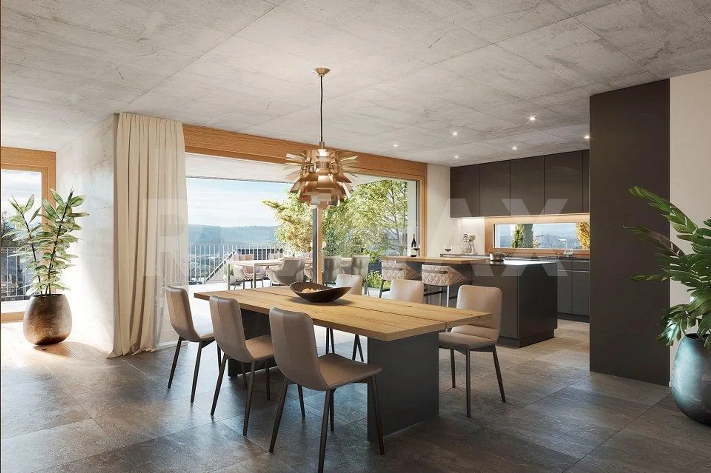 Exklusives Neubau-Einfamilienhaus an bestechender Aussichtslage - Foto 4 von 8