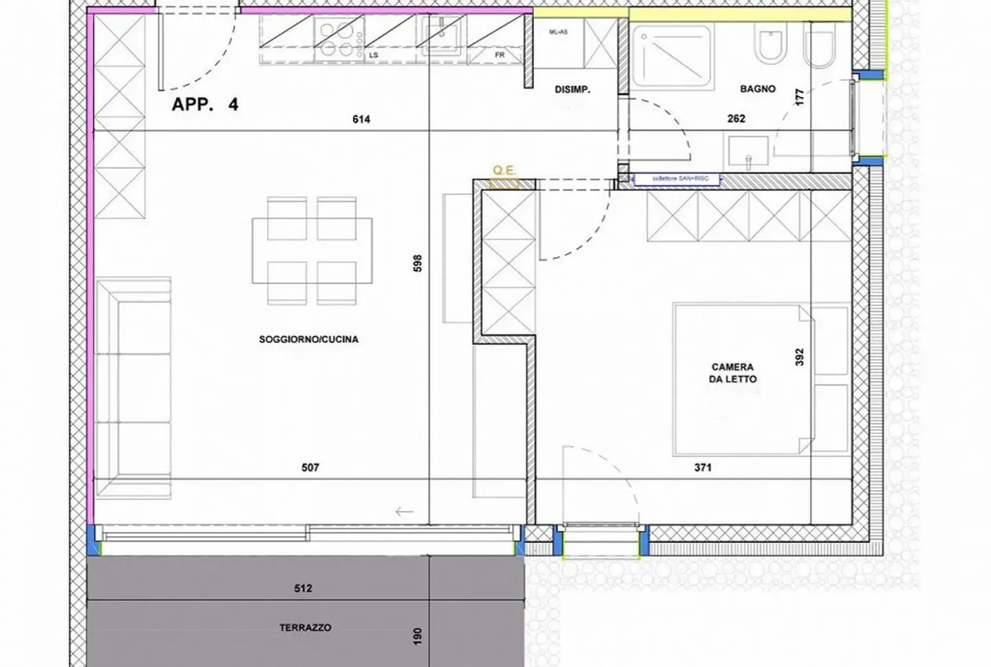 Nouveau et lumineux 2,5 pièces avec jardin à Bellinzone - Camorino - Photo 9 sur 9