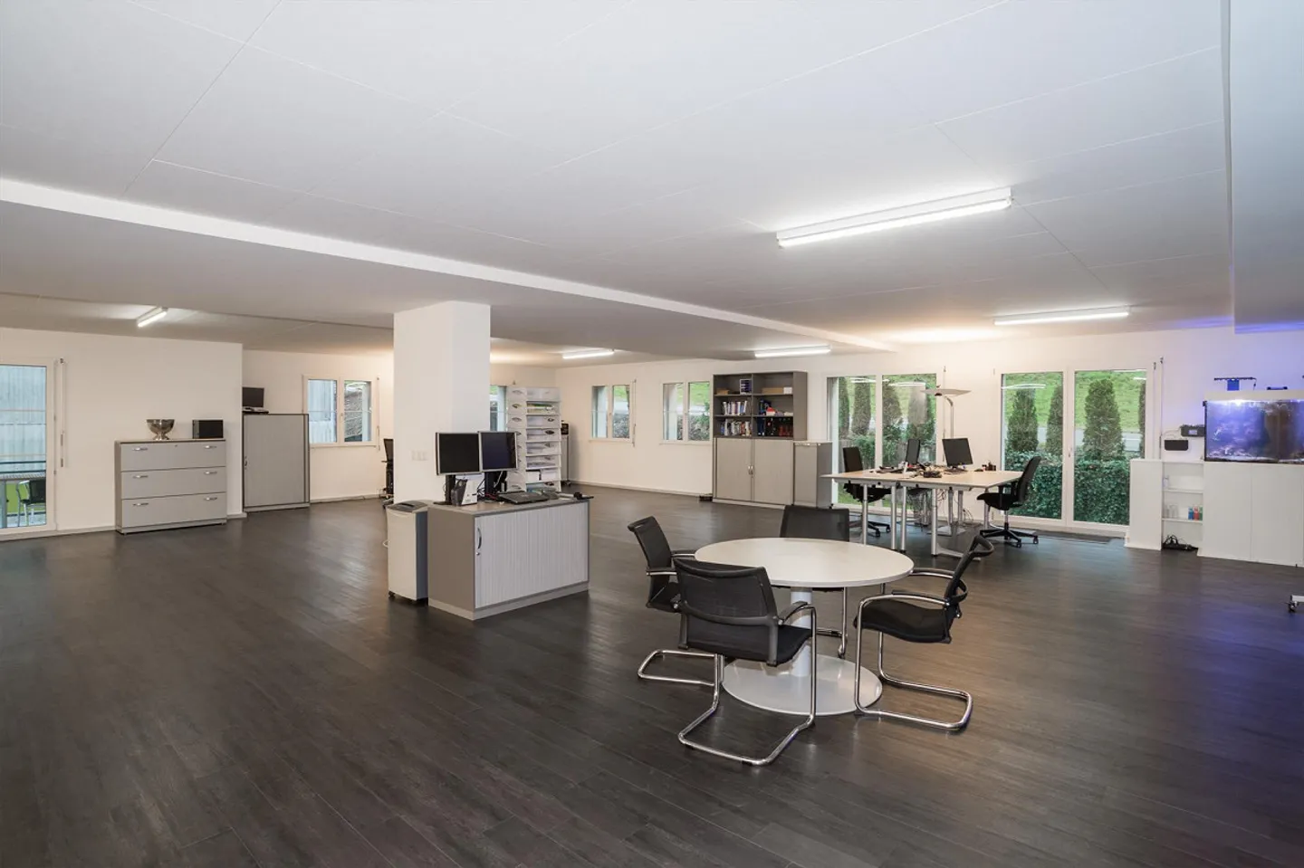 Ufficio open space di 180 m2, balcone con vista lago, giardino + ufficio separato di 18m2 - Foto 1 di 11