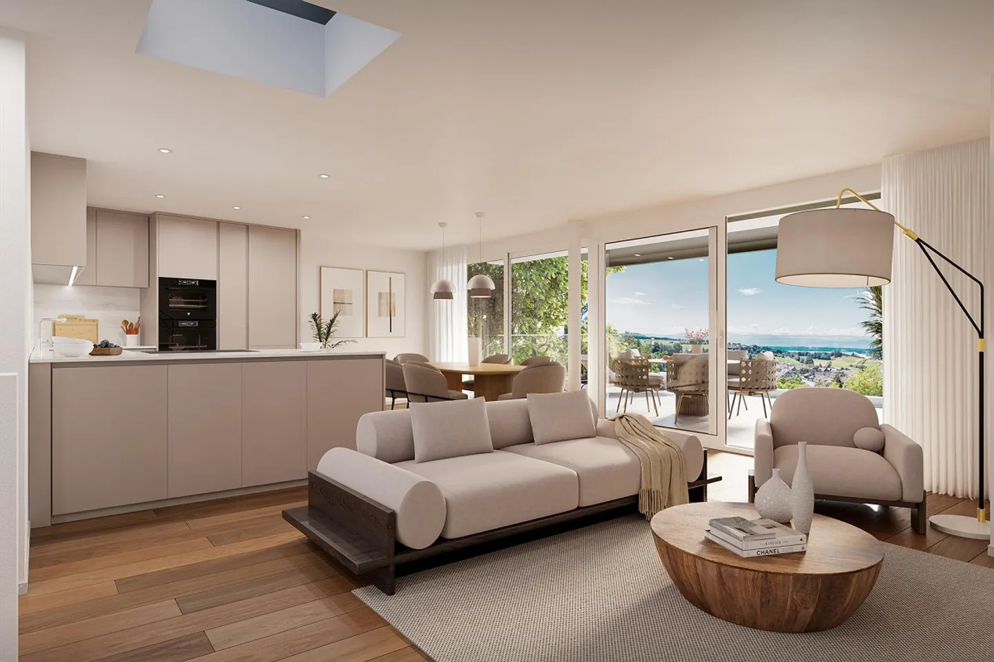 Appartamento Attico Moderno con Panorama sul Lago e sulle Montagne - Foto 3 di 5