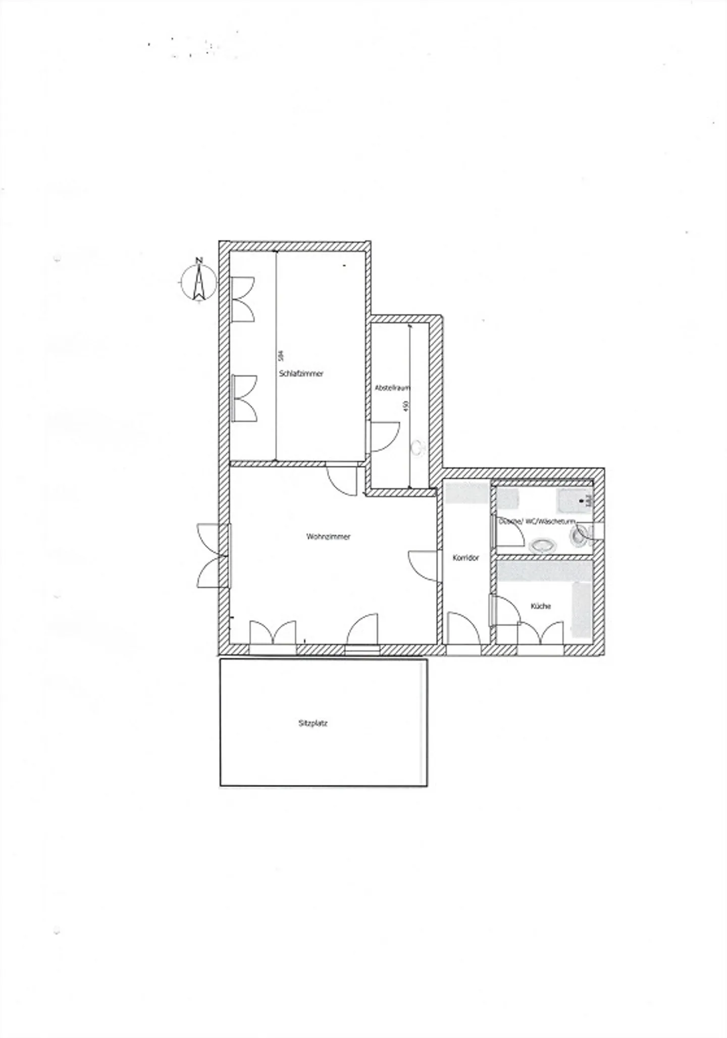 Beautiful, quiet and sunny 2.5-room apartment in Salez - Photo 11 of 11