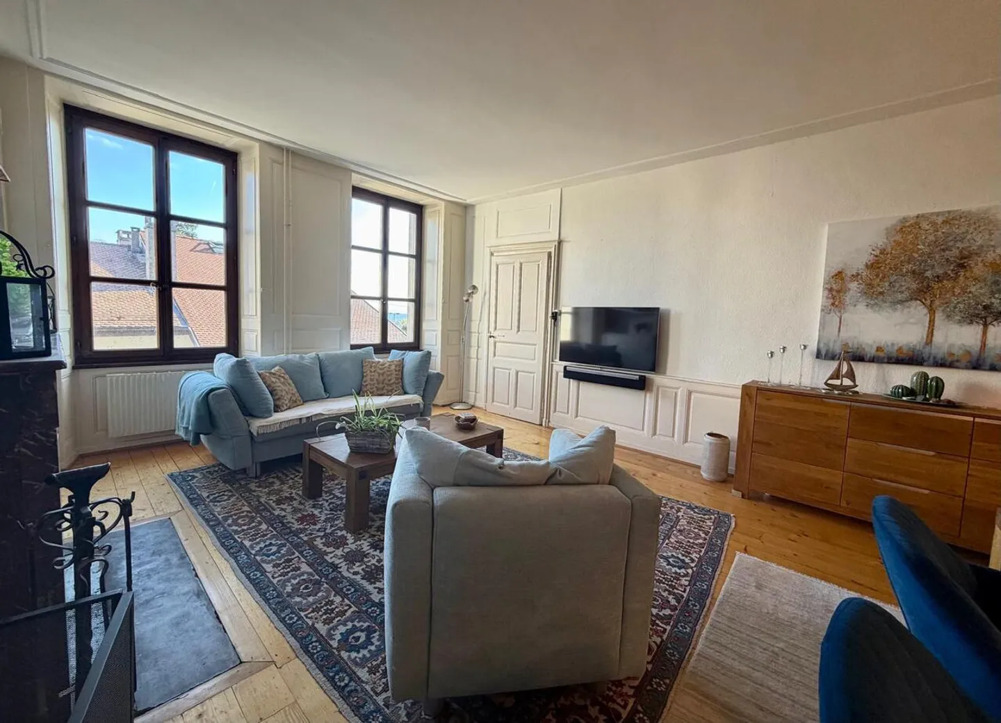 Wunderschöne 3,5 Zimmer mit Kaminen und Charakter - Foto 7 von 12