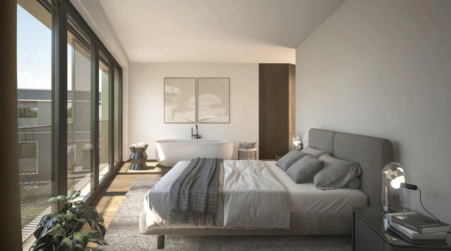 Neubauprojekt Buchenpark: 4.5-Zimmer-Wohnung mit Seesicht! - Foto 5 von 8