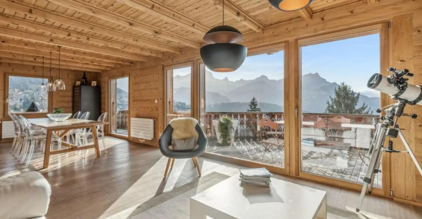 Chalet L'Etoile des Alpes, Panoramablick, nahe den Annehmlichkeiten - Foto 5 von 13