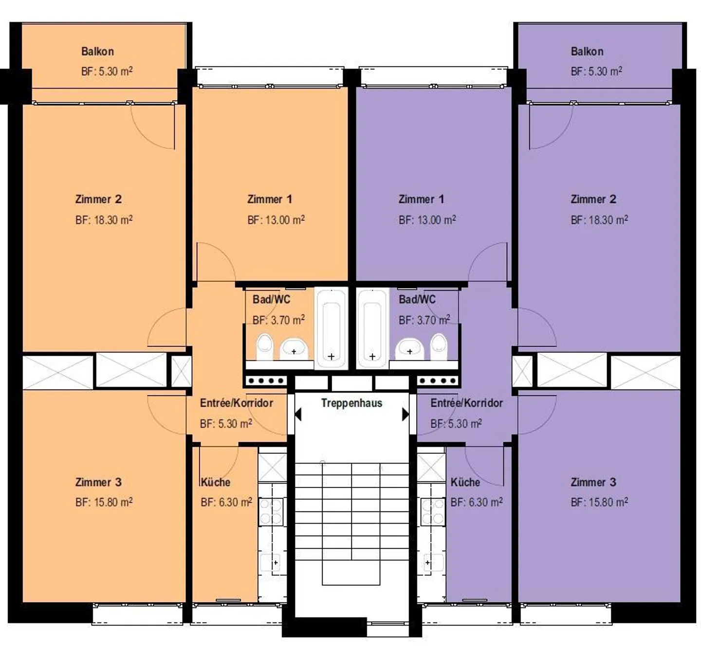 Modern and bright apartment in a quiet residential area - Photo 8 of 8