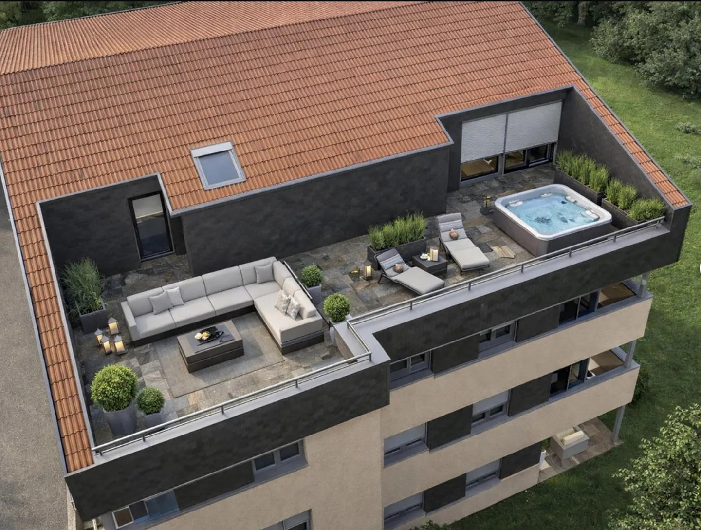 Luxus-Penthouse mit Terrasse - Foto 1 von 16
