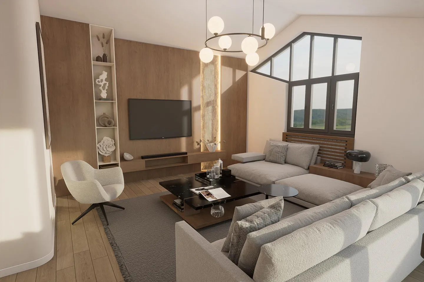Luxus-Penthouse mit Terrasse - Foto 4 von 16