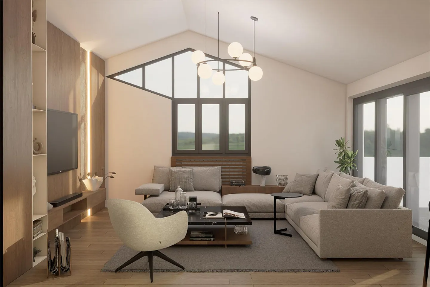 Luxus-Penthouse mit Terrasse - Foto 5 von 16