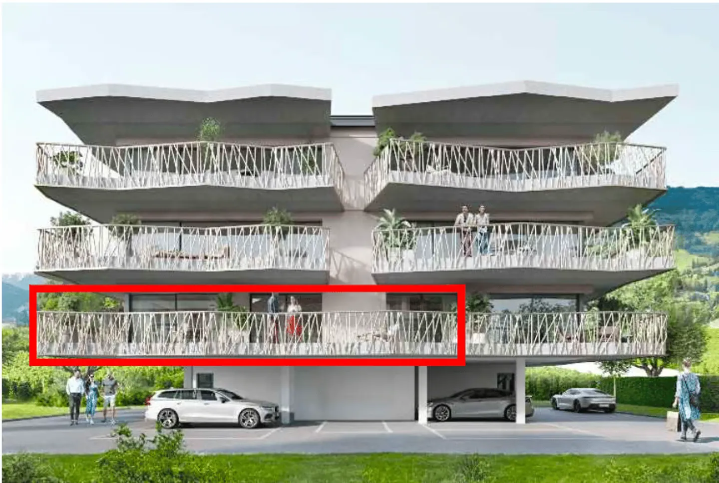 Superbe appartement de 4.5 pièces en construction idéalement situé à Leytron/VS - Foto 4 di 9