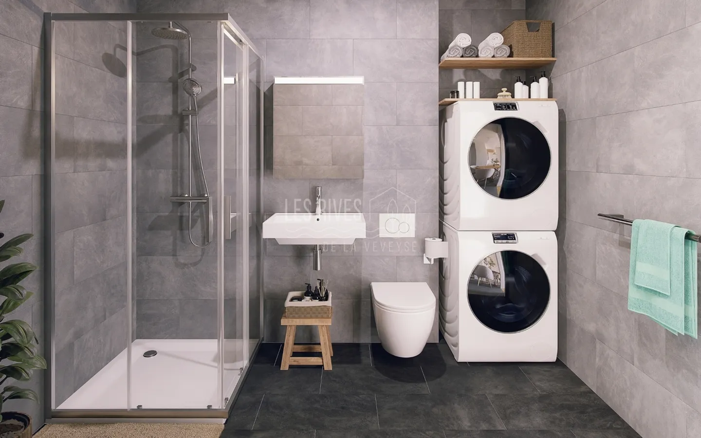 New 3.5-room apartment with balcony – Châtel-Saint-Denis - Photo 7 of 13