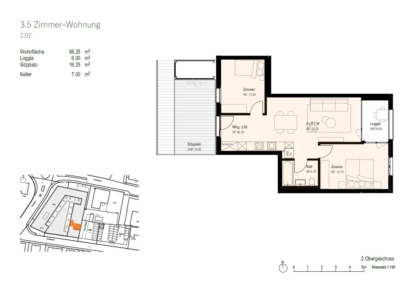 Appartamento moderno 3½ locali vicino alla stazione - Foto 8 di 8
