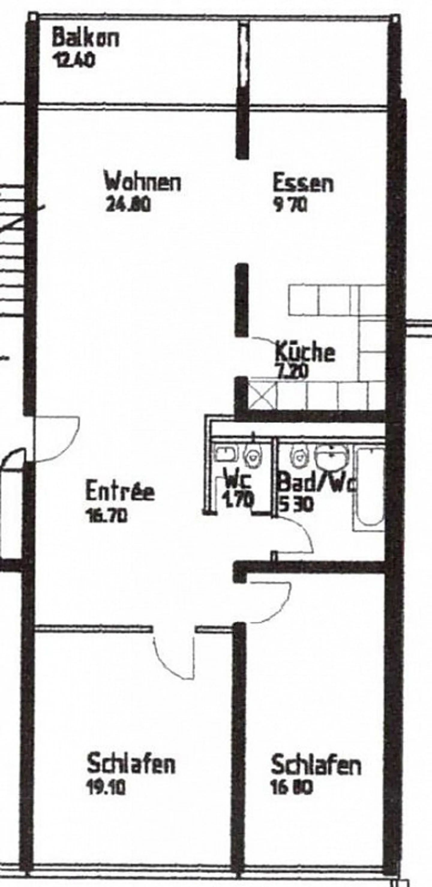Appartement spacieux avec vue au 8ème étage ! - Photo 12 sur 12