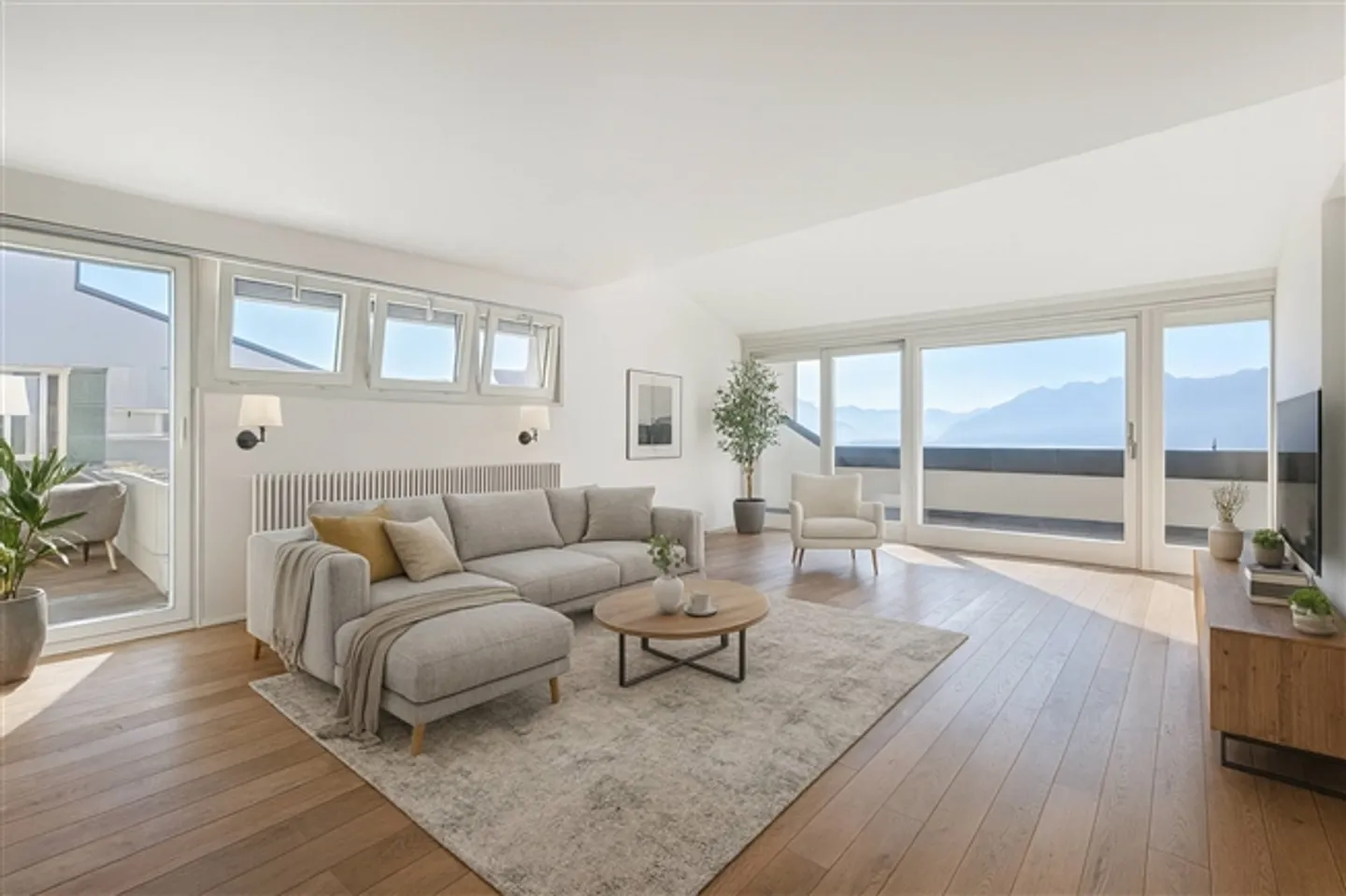 Vue imprenable pour un espace de vie exceptionnel à Lutry - Photo 1 sur 9