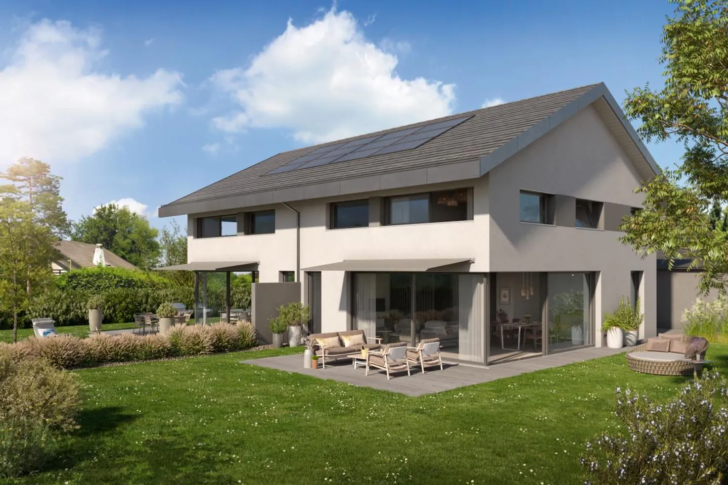 EXCLUSIVITE IMMO2Z : Villa mitoyenne de 5.5 pièces - Photo 1 of 6