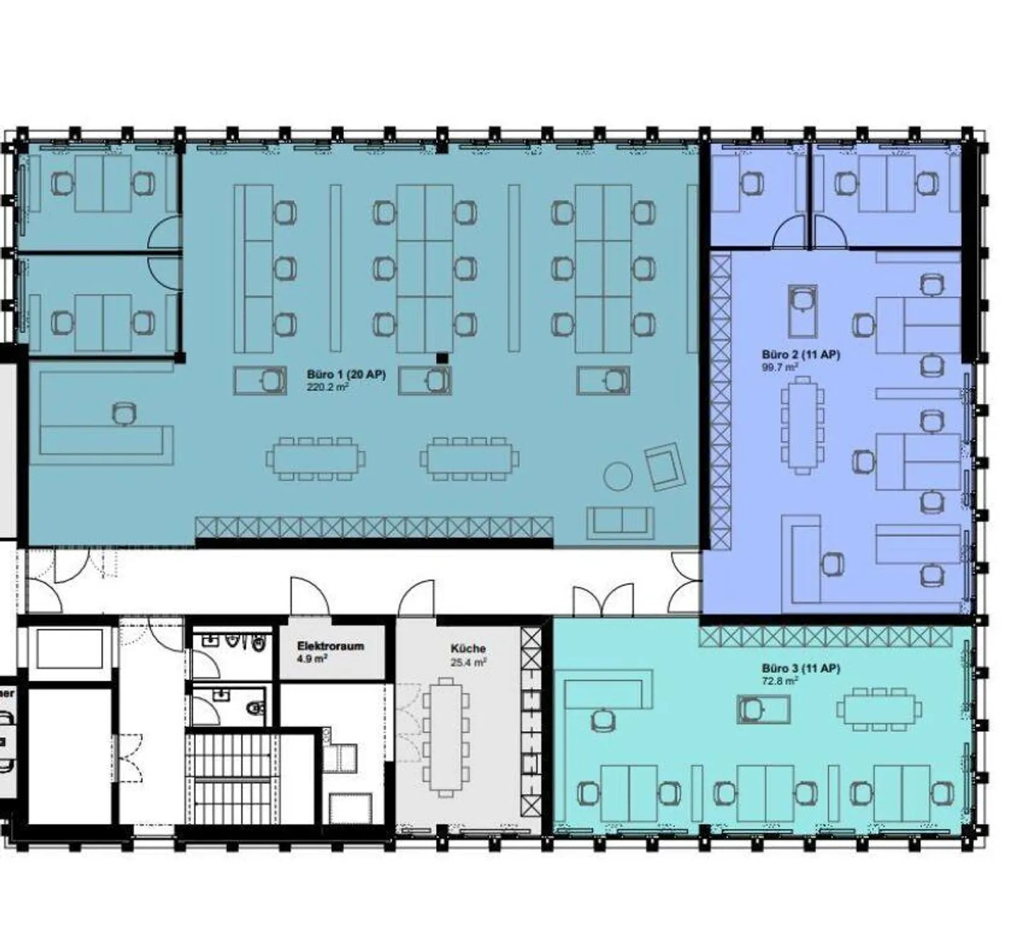 Modernes Büro in St. Gallen - Foto 3 von 11