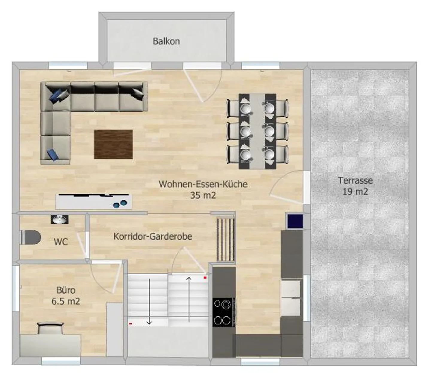 LIVING LIKE IN YOUR OWN HOUSE, modern maisonette apartment in a quiet location - Photo 11 of 12