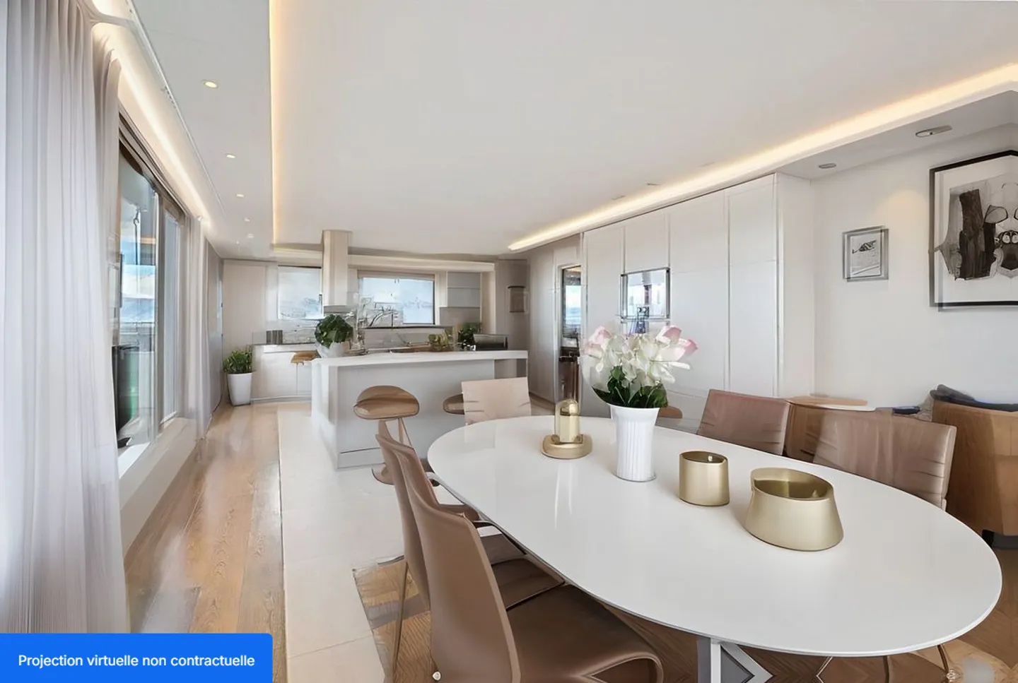 Duplex-Penthouse mit außergewöhnlichem Panoramablick! - Photo 2 sur 7