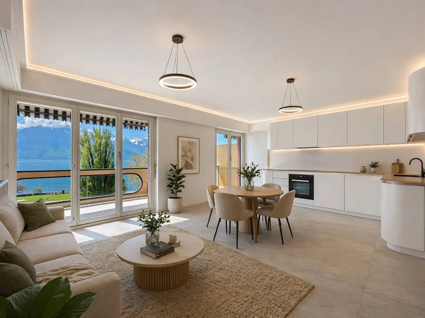 Penthouse avec Terrasse et Vue sur le Lac - Photo 1 sur 10