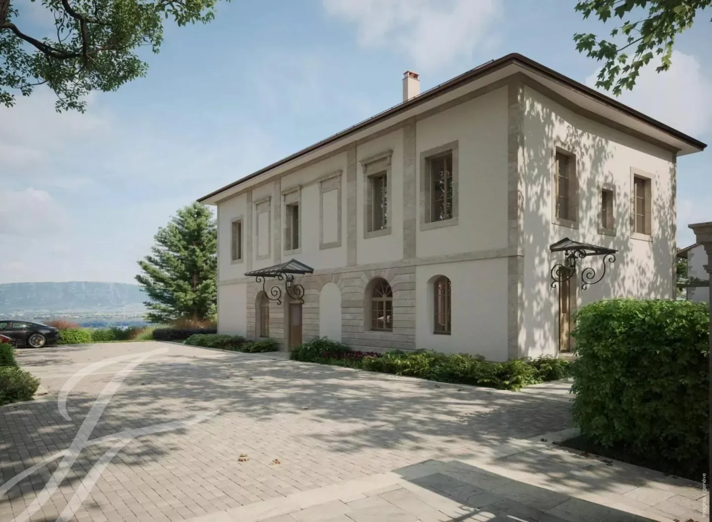 L'eleganza di una villa straordinaria nel cuore della campagna ginevrina - Foto 3 di 13