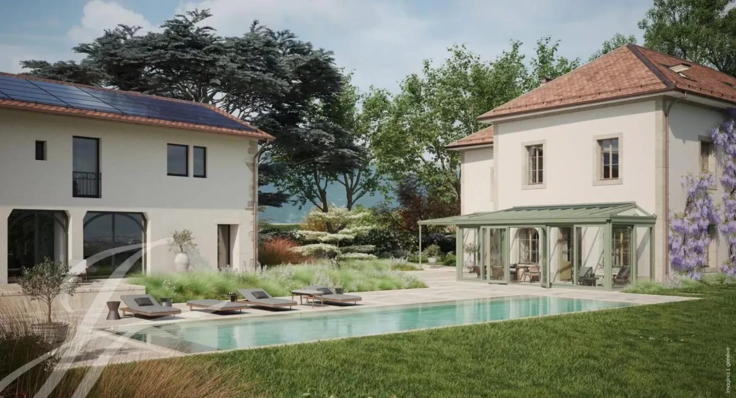 L'eleganza di una villa straordinaria nel cuore della campagna ginevrina - Foto 1 di 13