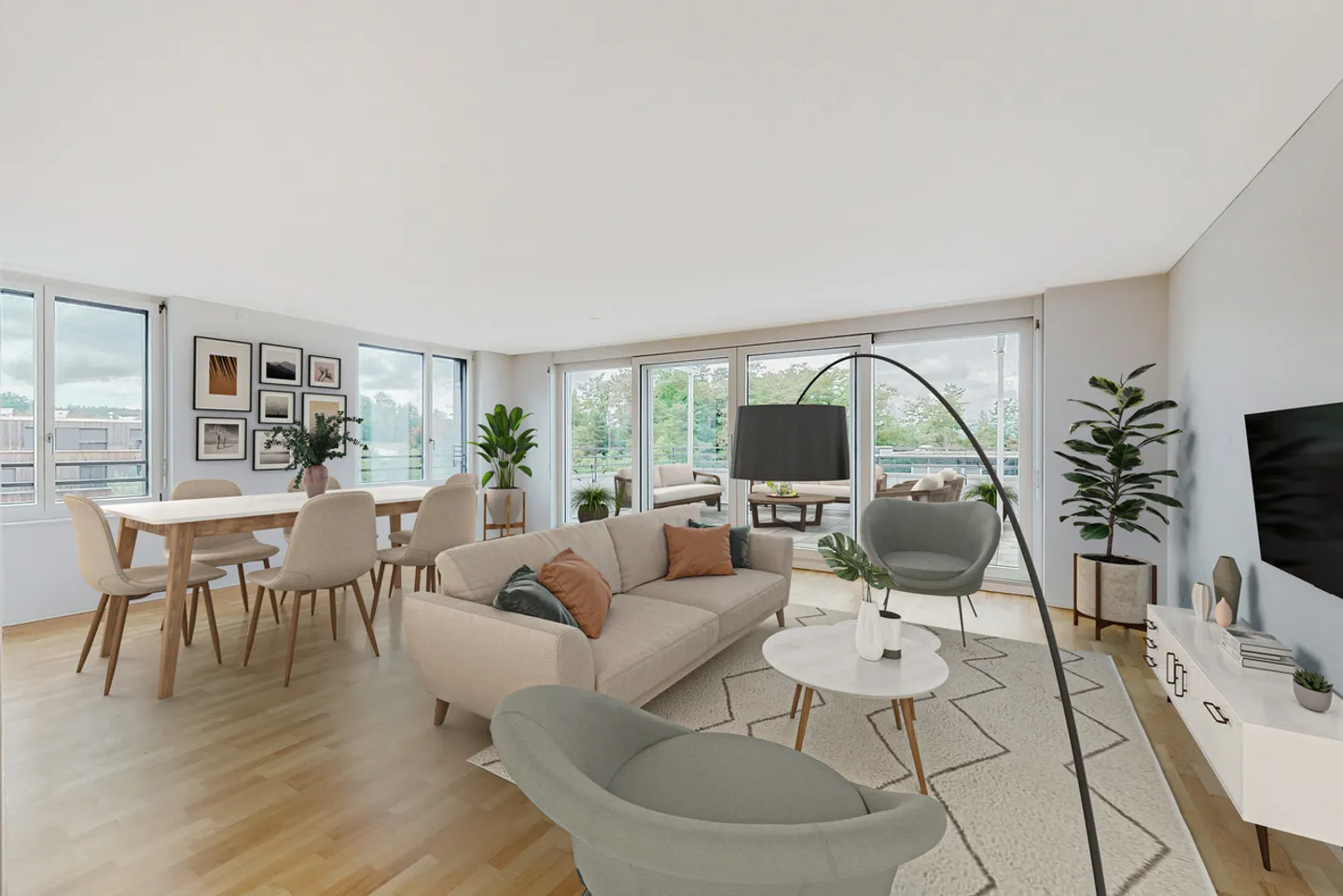 Cerchi una terrazza attica privata? Appartamento di 4,5 stanze a Burgdorf - Foto 3 di 6