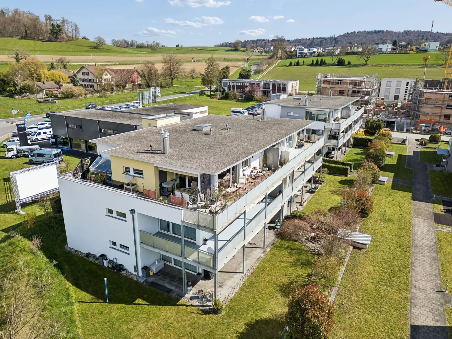 Gepflegte Attikawohnung in Murten - Foto 2 von 13