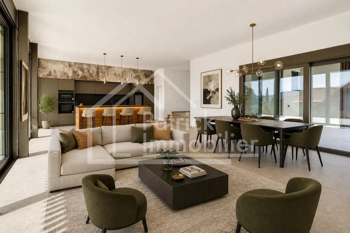 Zeitgenössische Luxusvilla mit freiem Blick in Montavon - Foto 13 von 33