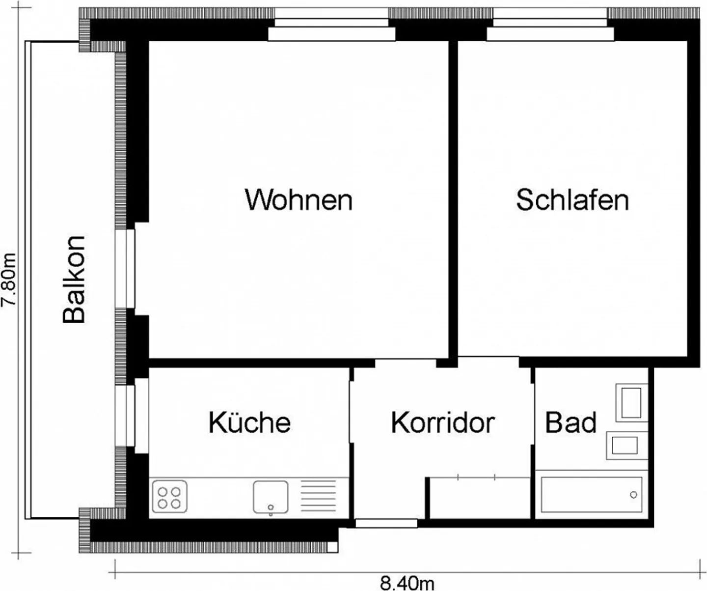 Modernes Apartment am See - Foto 8 von 8