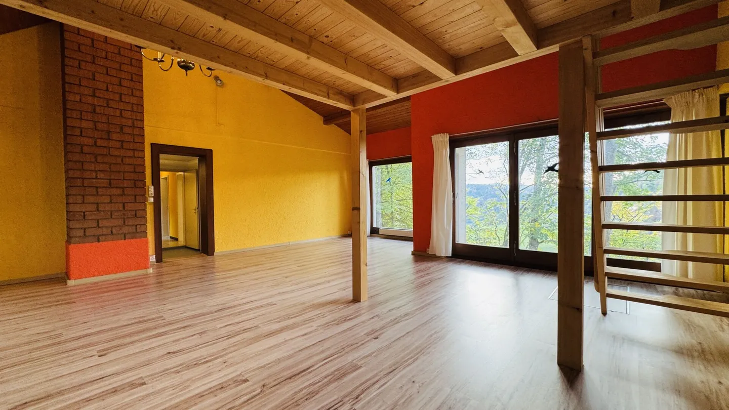 Detached 5.5-room house for 1-2 families - Garage, large garden, panoramic view - Photo 13 of 14