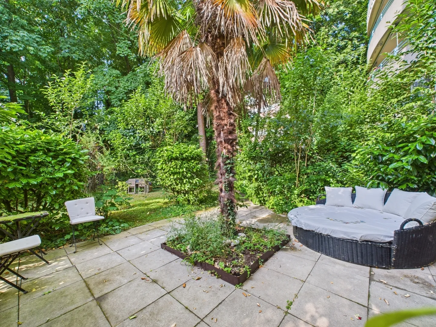 Möbliertes Duplex mit privatem Garten, Terrassen und Doppelbox Plateau de Frontenex - Foto 12 von 13