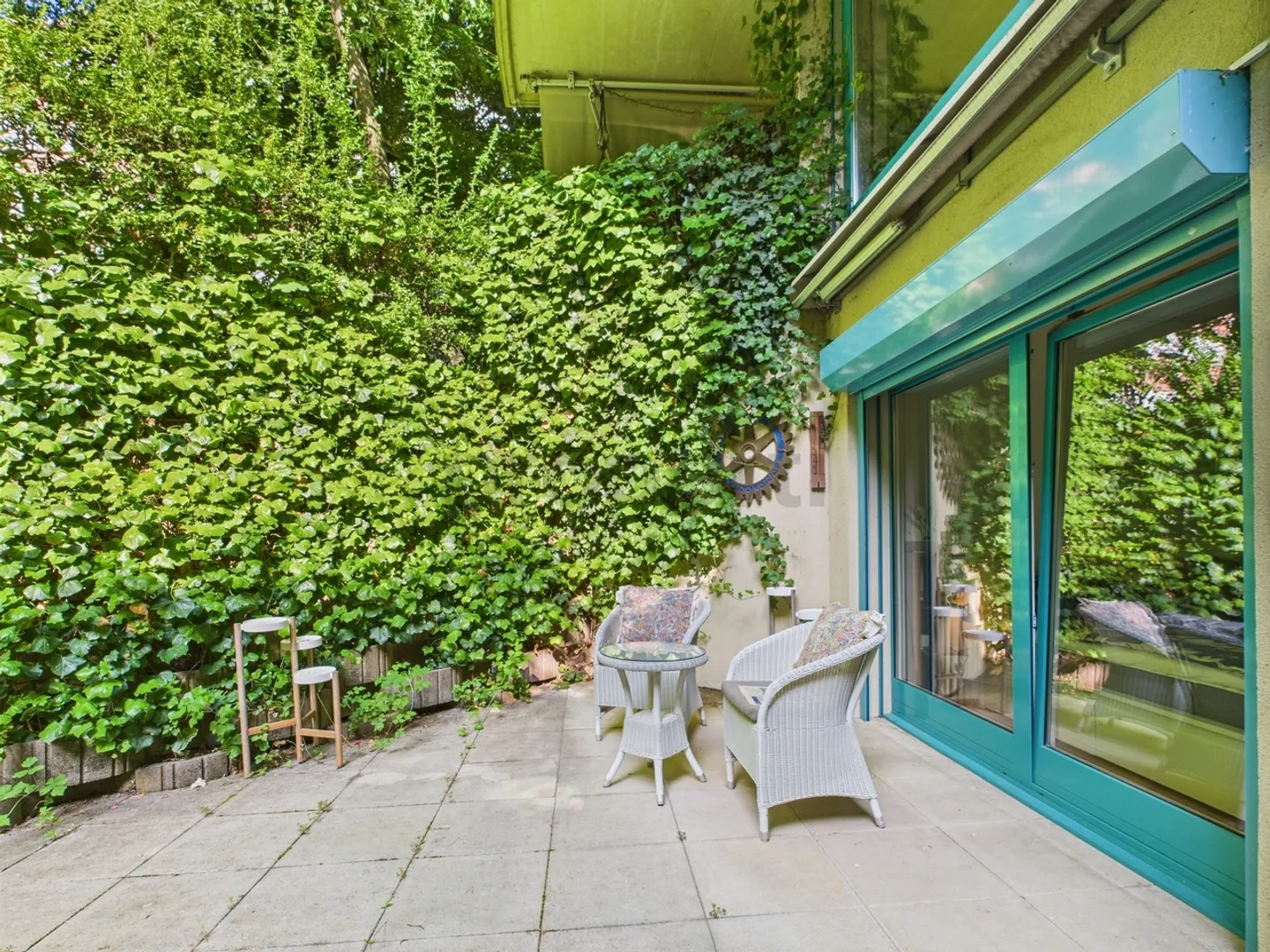 Möbliertes Duplex mit privatem Garten, Terrassen und Doppelbox Plateau de Frontenex - Foto 11 von 13