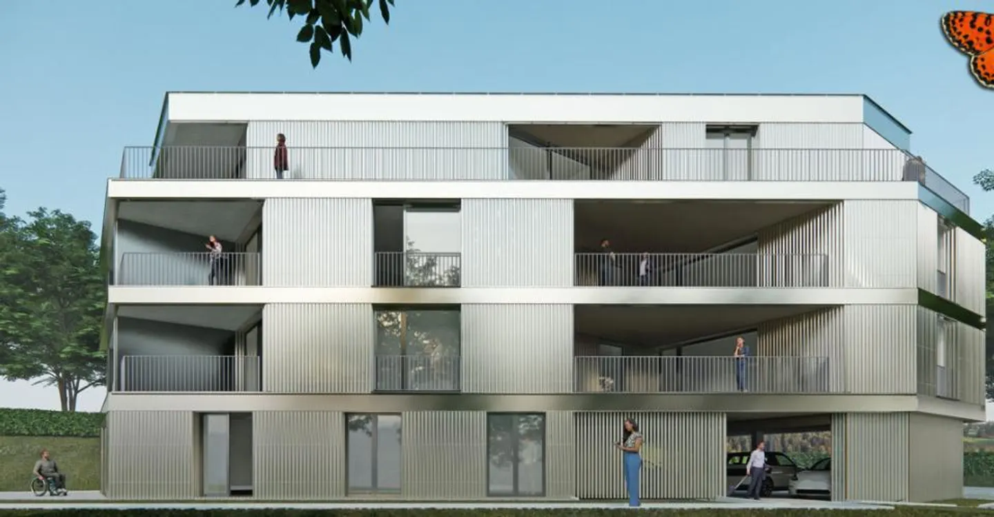 3½ Zimmer in Givisiez — großer nach Süden ausgerichteter Balkon - Foto 7 von 10