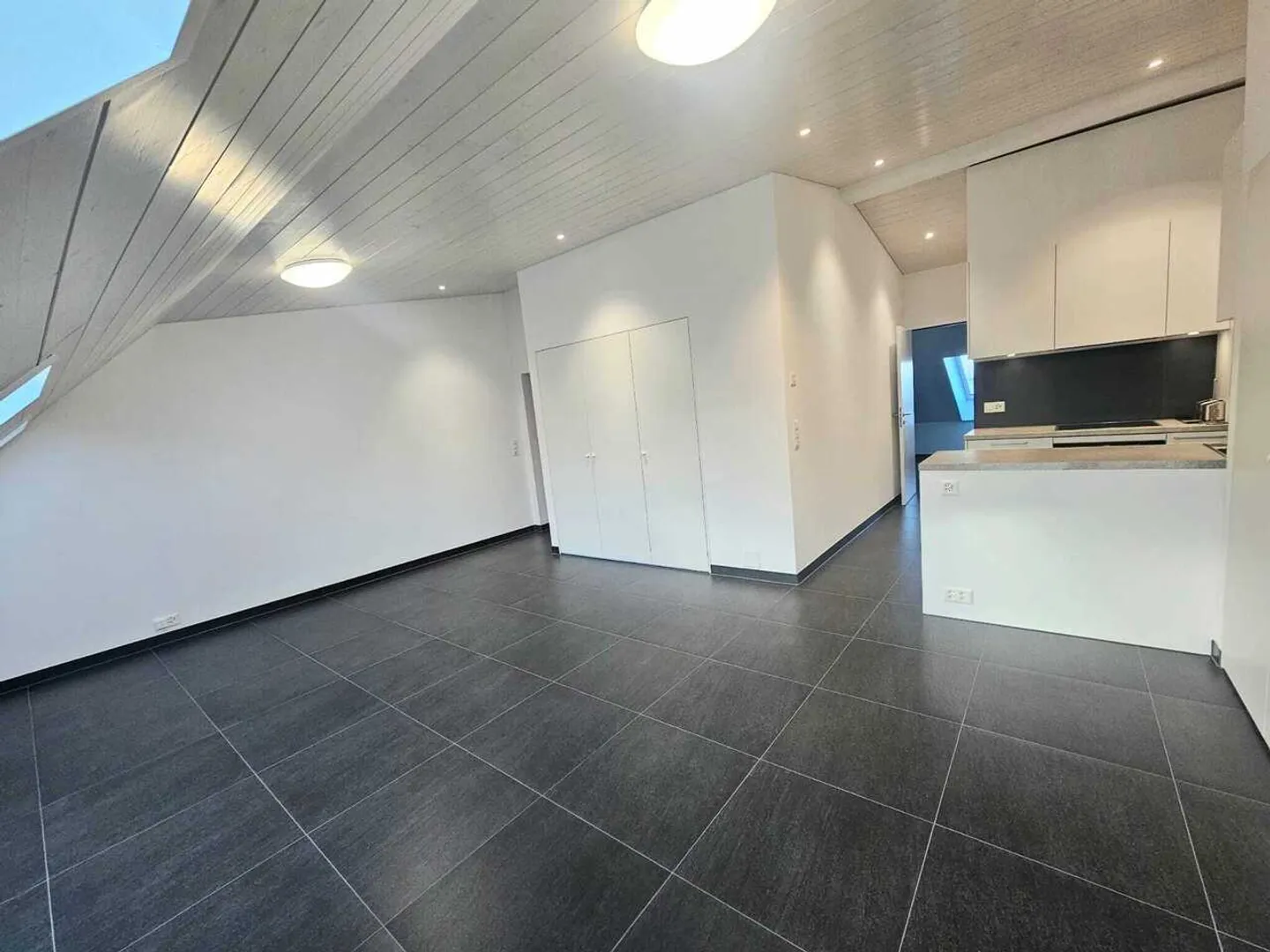 Dachgeschosswohnung 2,5 Zimmer mit außergewöhnlichem Blick in Yverdon-les-Bains - Foto 2 von 5