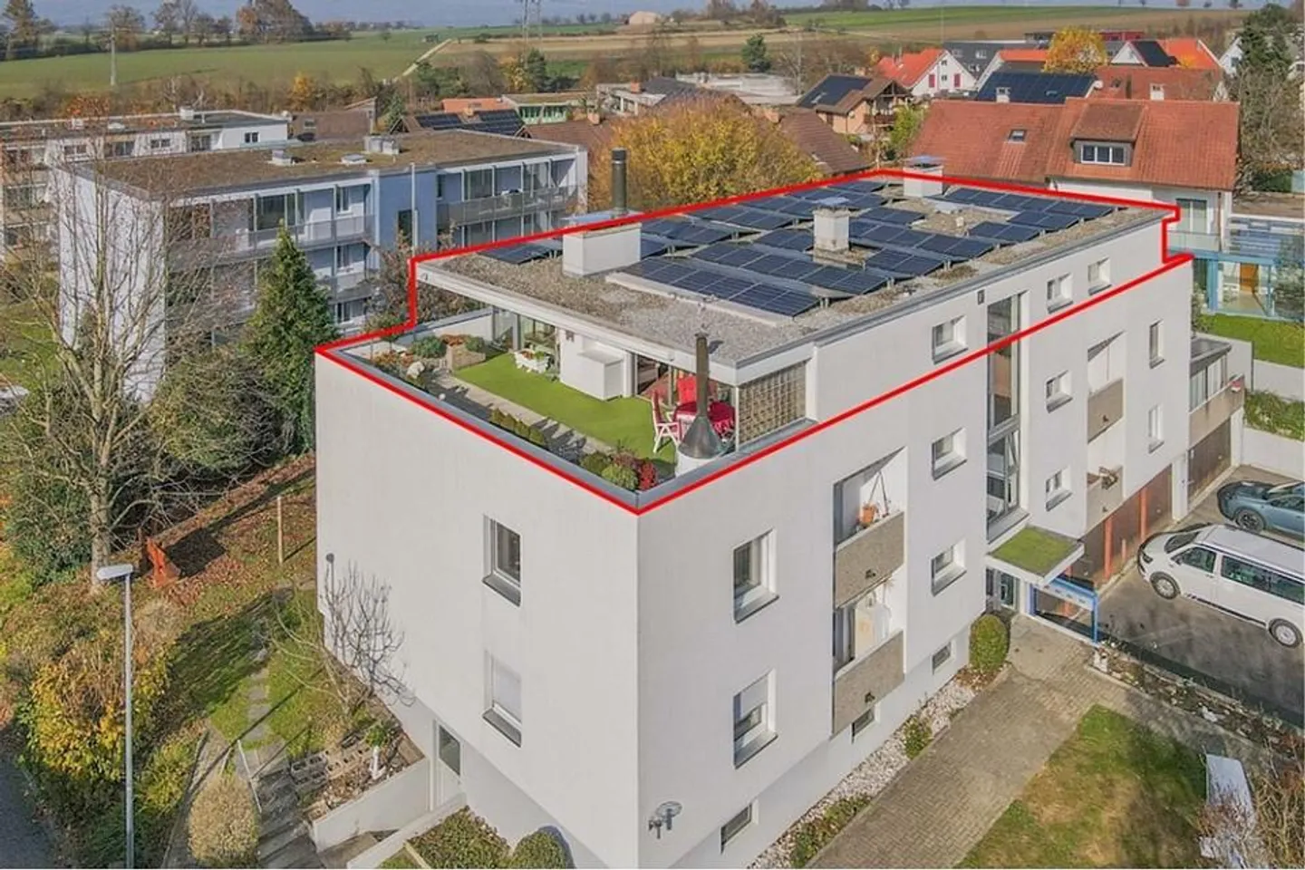 Vivre là où le nom est un programme : appartement en attique de 5,5 pièces au Sonnh... - Photo 1 sur 13