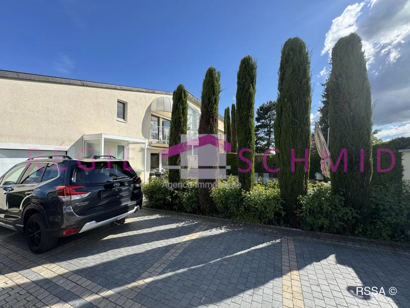 Villa bifamiliare con 7 camere e vista sul lago e sulle Alpi a Borex - Foto 2 di 13